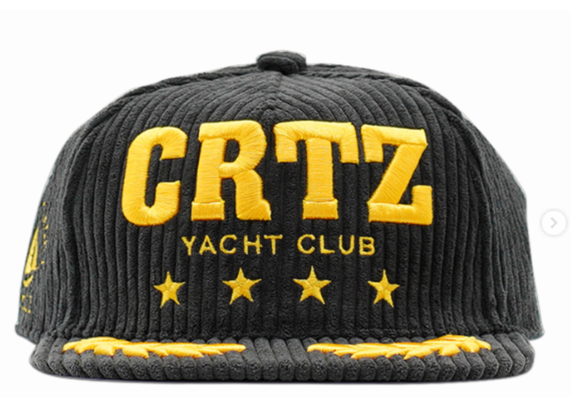 Corteiz Soho Yacht Club Crtz Cap Black-Corteiz-pikastore.cz