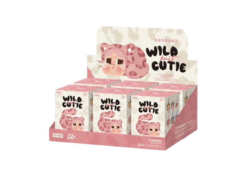 Pop Mart CRYBABY Wild but Cutie Series Vinyl Plush Pendant Sealed Case (6 Blind Box)-Pop Mart-pikastore.cz