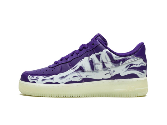 Nike Air Force 1 Low '07 QS Purple Skeleton Halloween (2021)