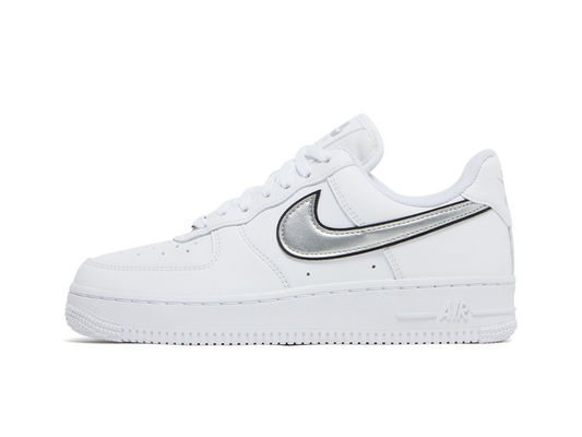 Nike Wmns Air Force 1 07 Essential White Metallic Silver