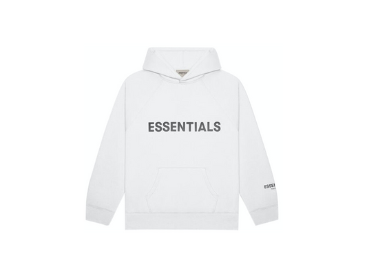 Fear of God Essentials S20 Hoodie White - PIKASTORE