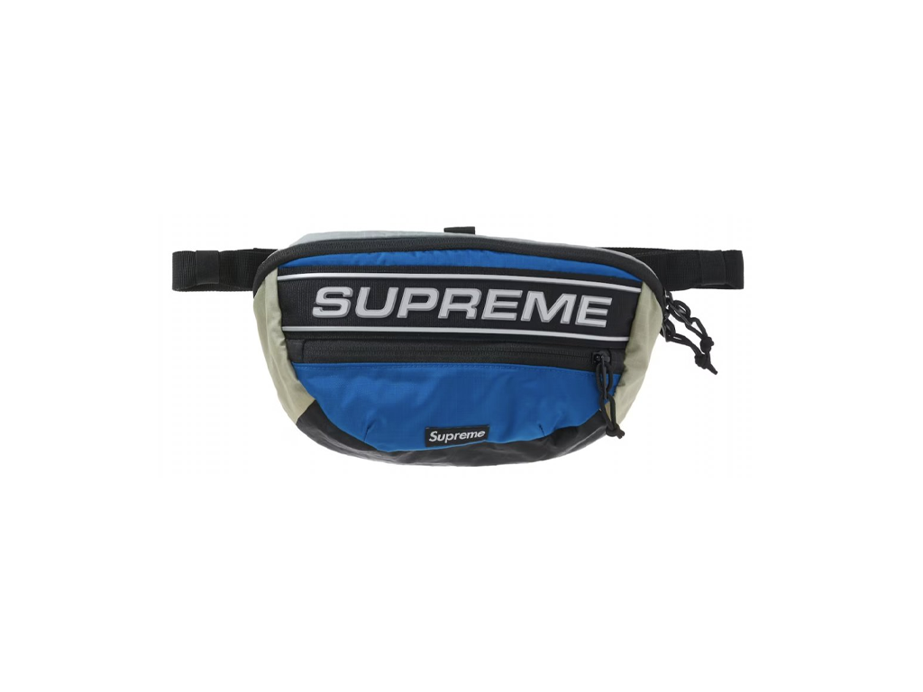 Supreme Logo Waist Bag Blue