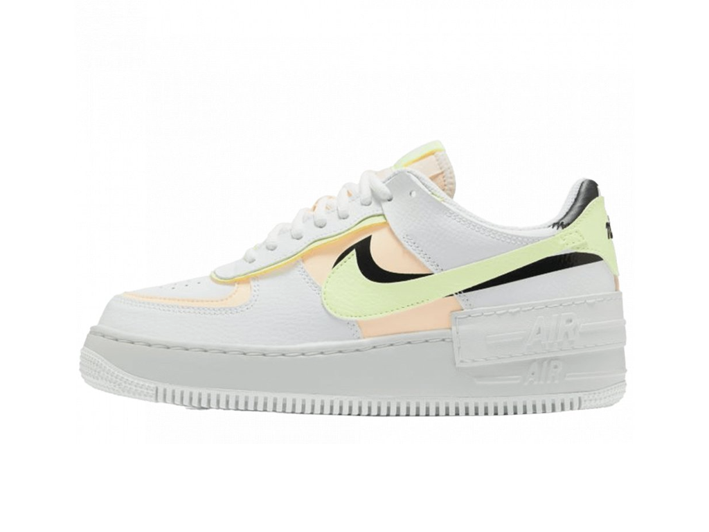 Nike Air Force 1 Low Shadow Summit White Barely Volt Crimson Tint (Women's)