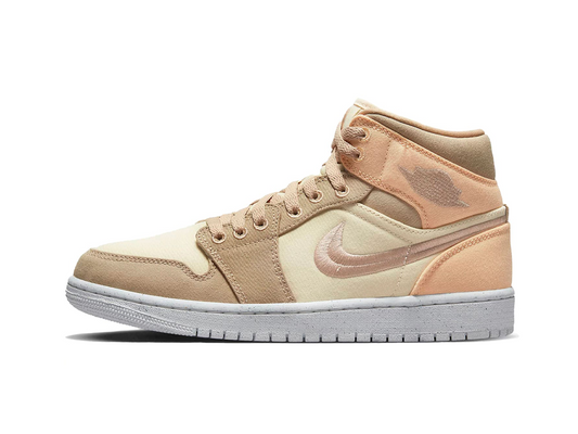 Nike Jordan 1 Mid SE Canvas Khaki (Women's)