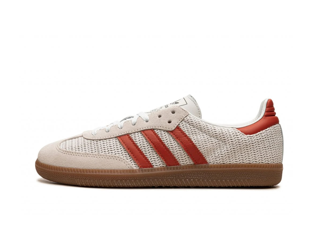 adidas Samba OG Crystal White Preloved Red