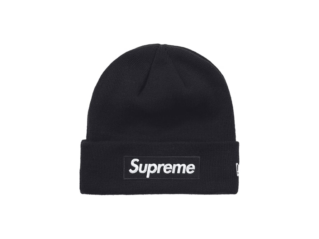 Supreme New Era Box Logo Beanie (FW21) Black