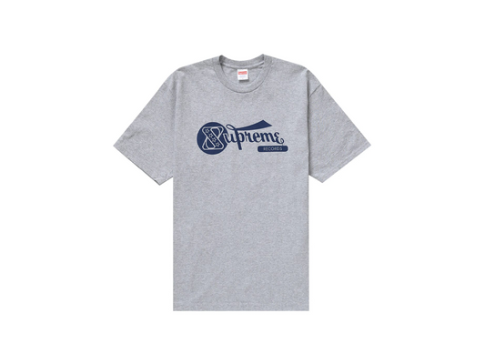 Supreme Records Tee Heather Grey