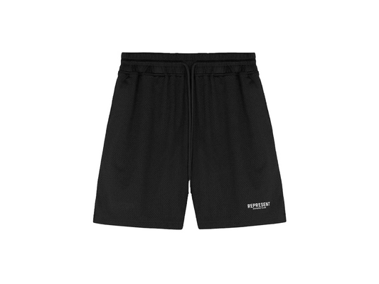 Represent Owners Club Mesh Shorts Black