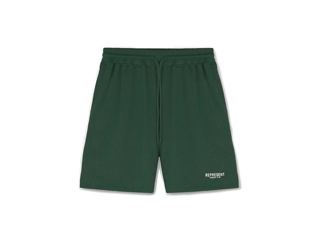 Represent Owners Club Mesh Shorts Green