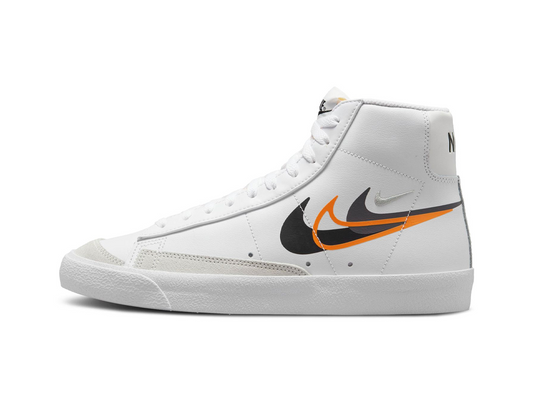 Nike Blazer Mid 77 Multi-Swoosh - Bright Mandarin