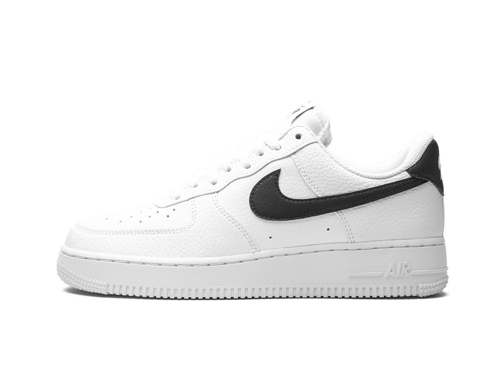 Nike Air Force 1 Low '07 White Black Pebbled Leather