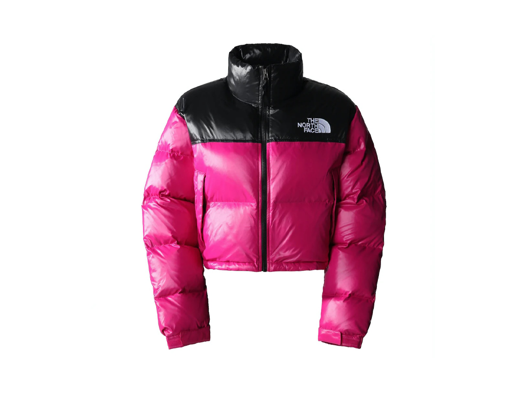 The North Face Womens Nuptse Short Jacket Fuchsia Pink