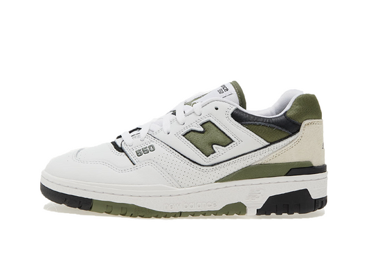 New Balance 550 White Dark Olivine