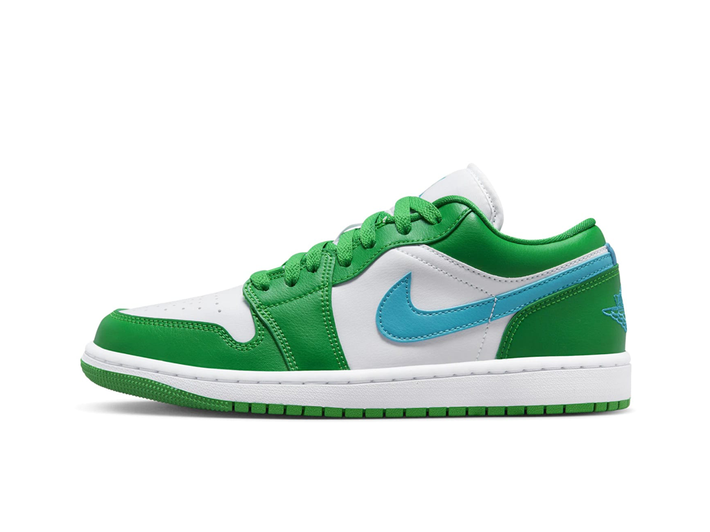 Nike Jordan 1 Low Lucky Green Aquatone (Women's)