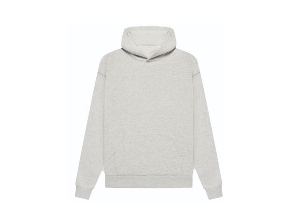 Fear of God Essentials S21 Hoodie Light Heather Oatmeal - PIKASTORE