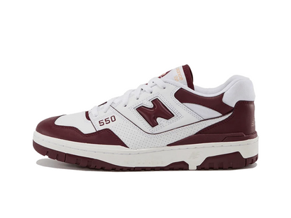 New Balance 550 White Burgundy