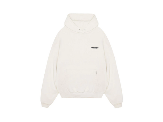 Represent Owners Club Hoodie Flat White