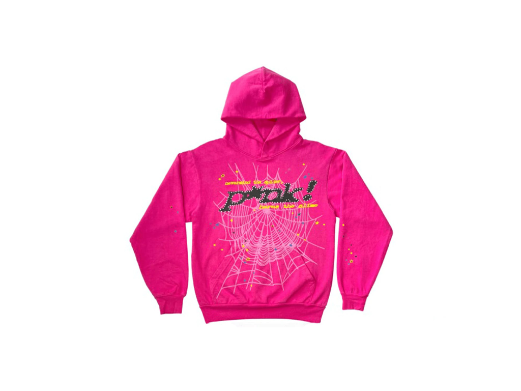 Sp5der Pink Hoodie