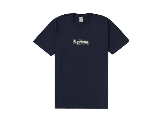 Supreme Tonal Box Logo Tee Navy