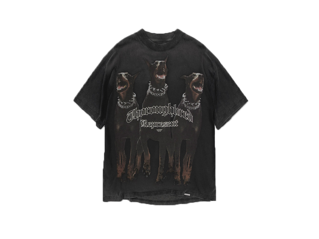 Represent Thoroughbred T-Shirt Vintage Black