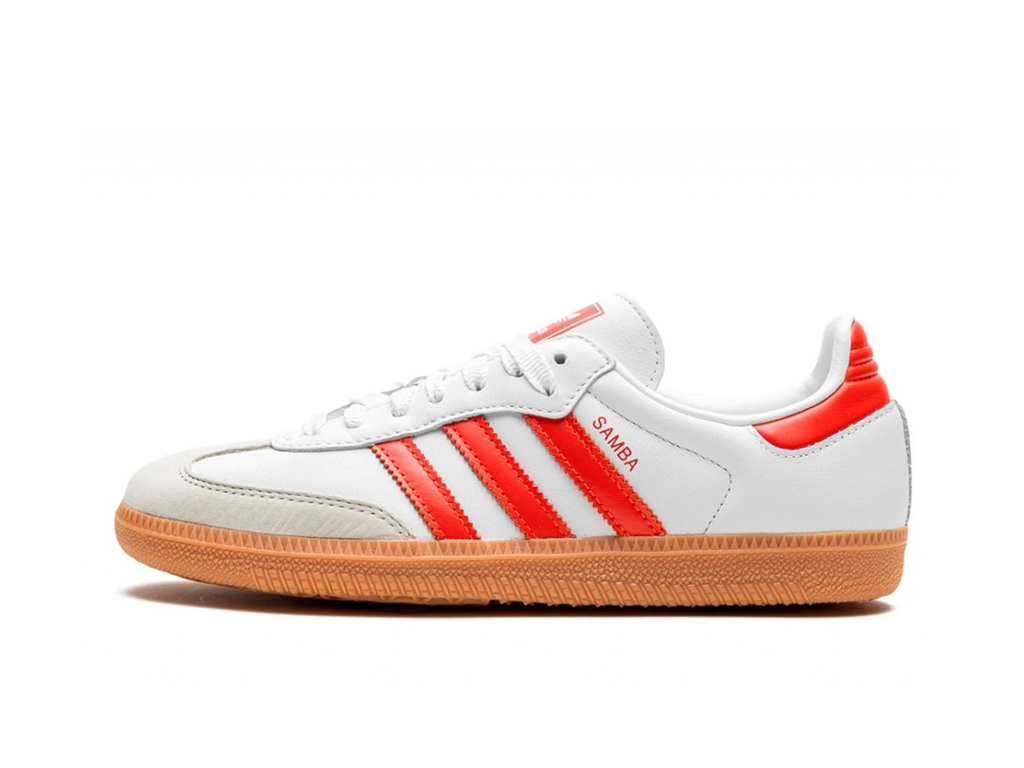 adidas Samba OG White Solar Red Gum (ženske)