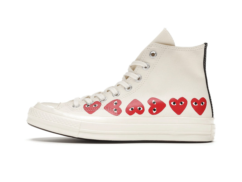 Comme des Garcons Play x Converse Chuck 70 Hi Top Multi Heart