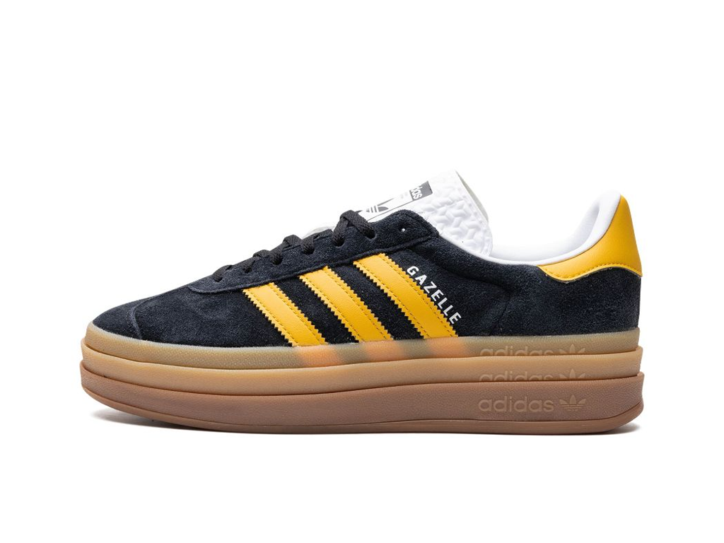 adidas Gazelle Bold Black Bold Gold (Women's)