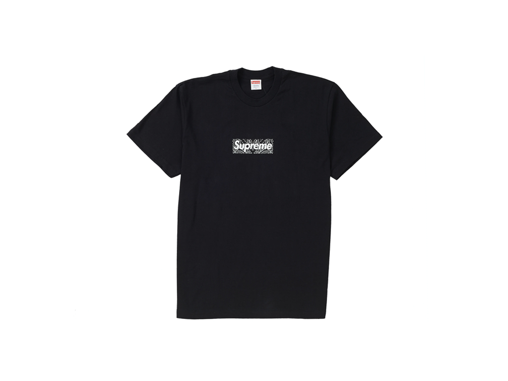 Supreme Bandana Box Logo Tee Black