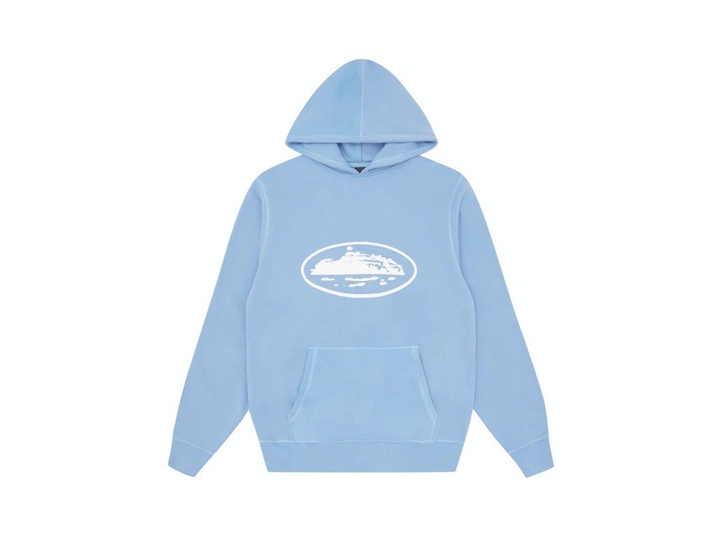 Corteiz Alcatraz Hoodie Baby Blu