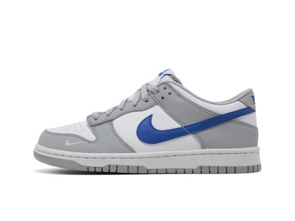 Nike Dunk Low Mini Swoosh Wolf Grey Game Royal (GS)