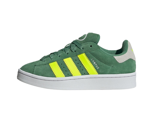 adidas Campus 00s Preloved Green Solar Yellow (Kids)