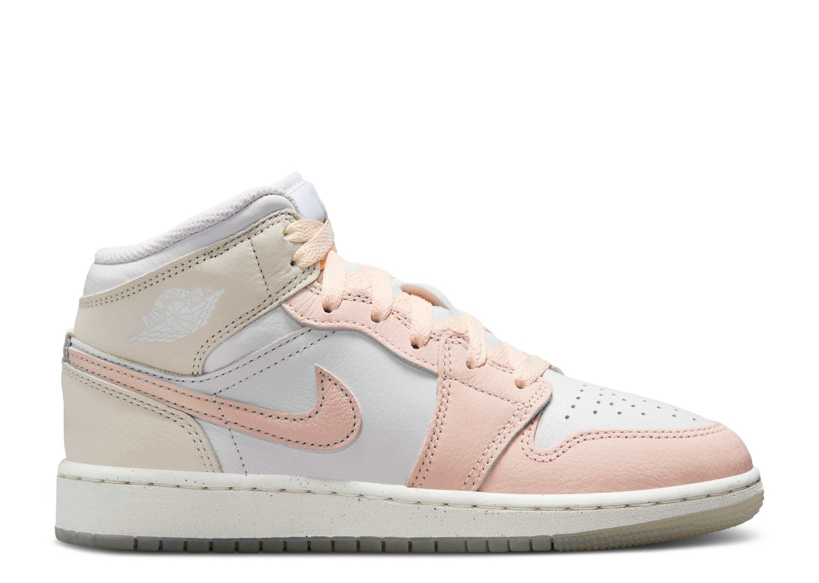 Air Jordan 1 Mid GS Sail Guava Ice-Air Jordan-pikastore.cz