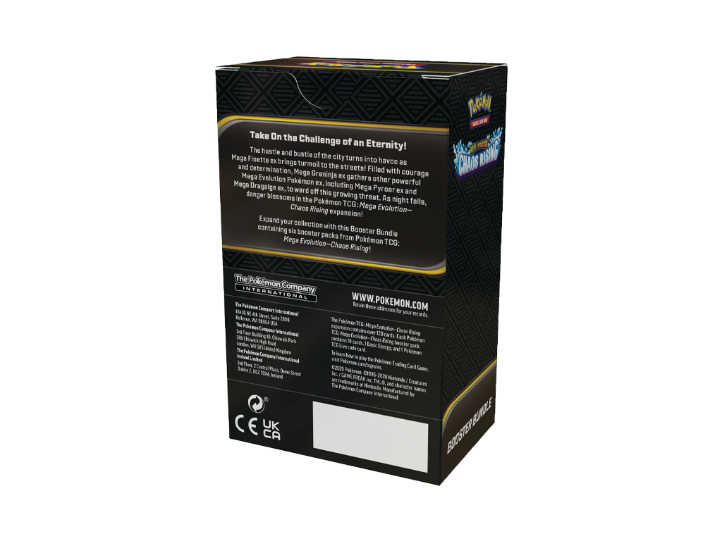 2026 Pokemon Mega Evolution Chaos Rising Booster Bundle