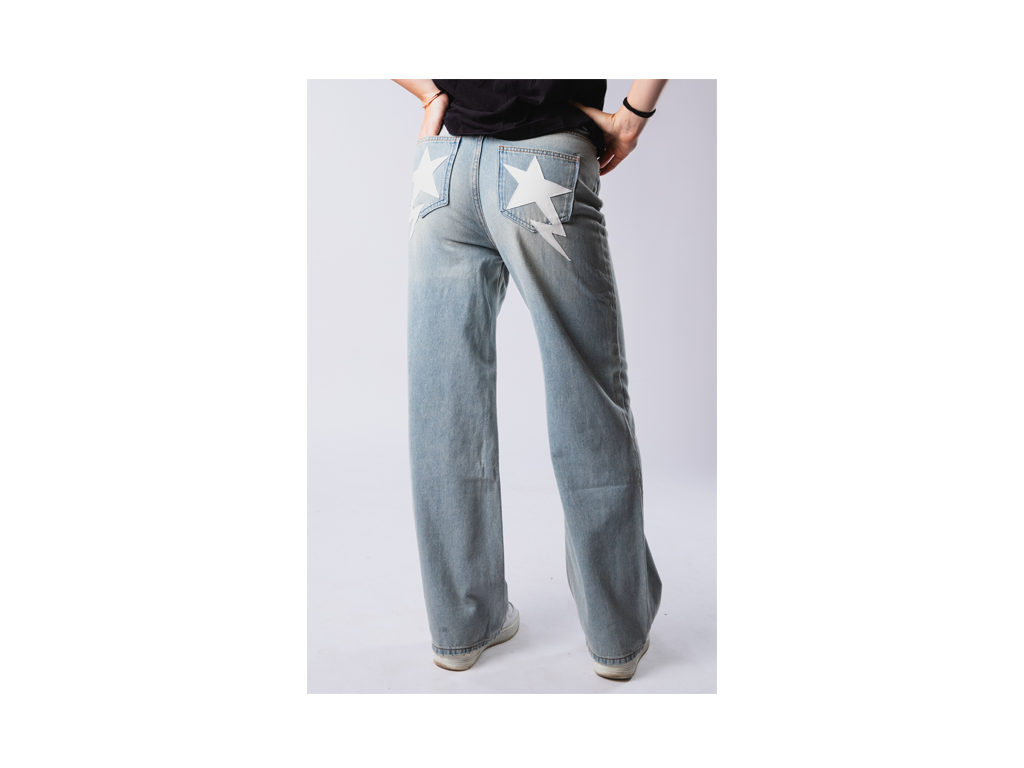 Custom Star Blue Jeans Women's