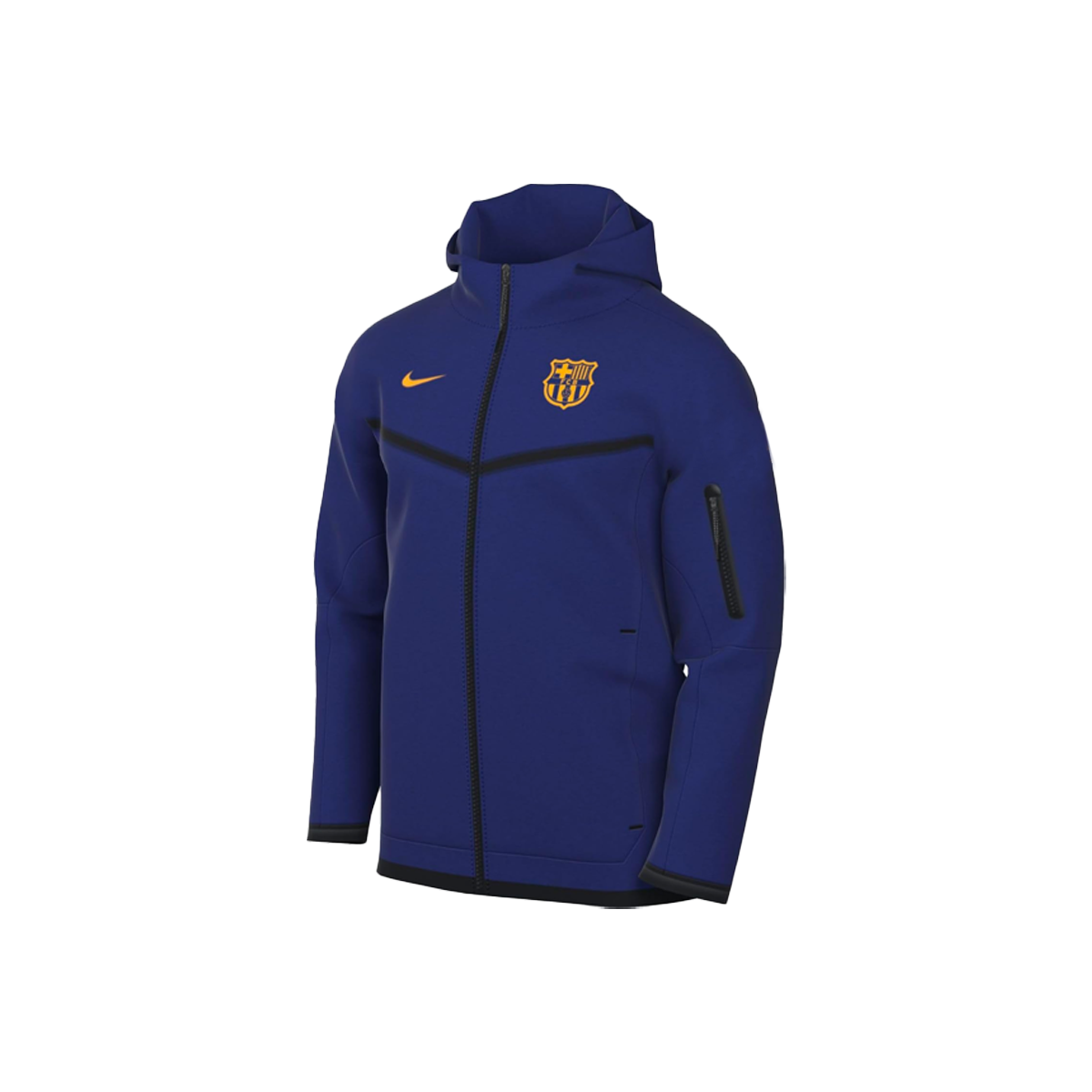Nike FC Barcelona 23/24 Tech Fleece Windrunner FZ -Blue-Nike-pikastore.cz