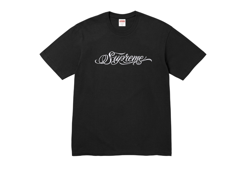 Supreme Script Tee Black