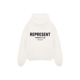 Represent Owners Club Hoodie Flat White