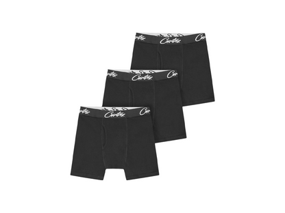 Corteiz Allstarz Boxers (3 Pack) Black