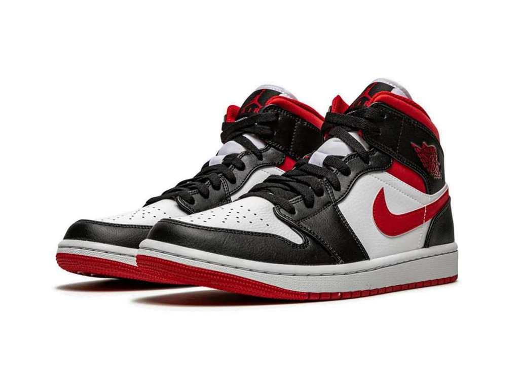 Nike Air Jordan 1 Mid GS Black Gym Red