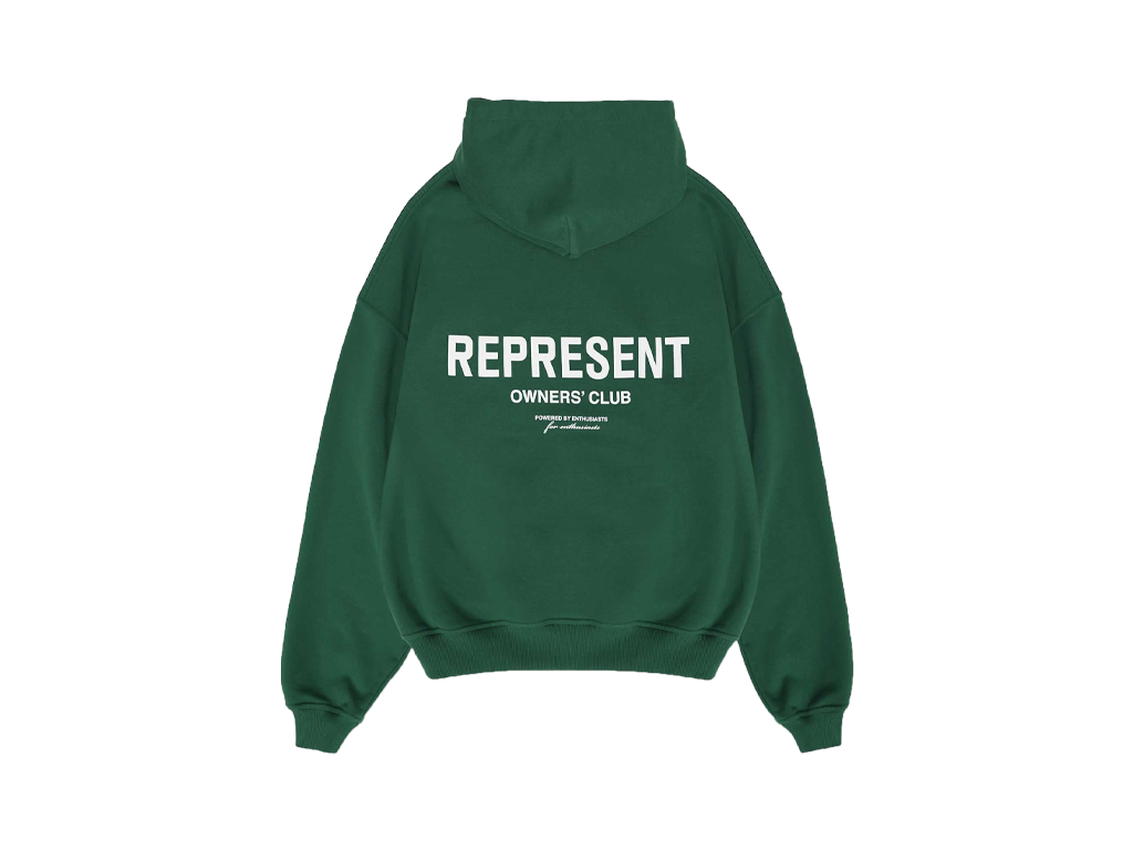 Represent Owners Club Hoodie Racing Green