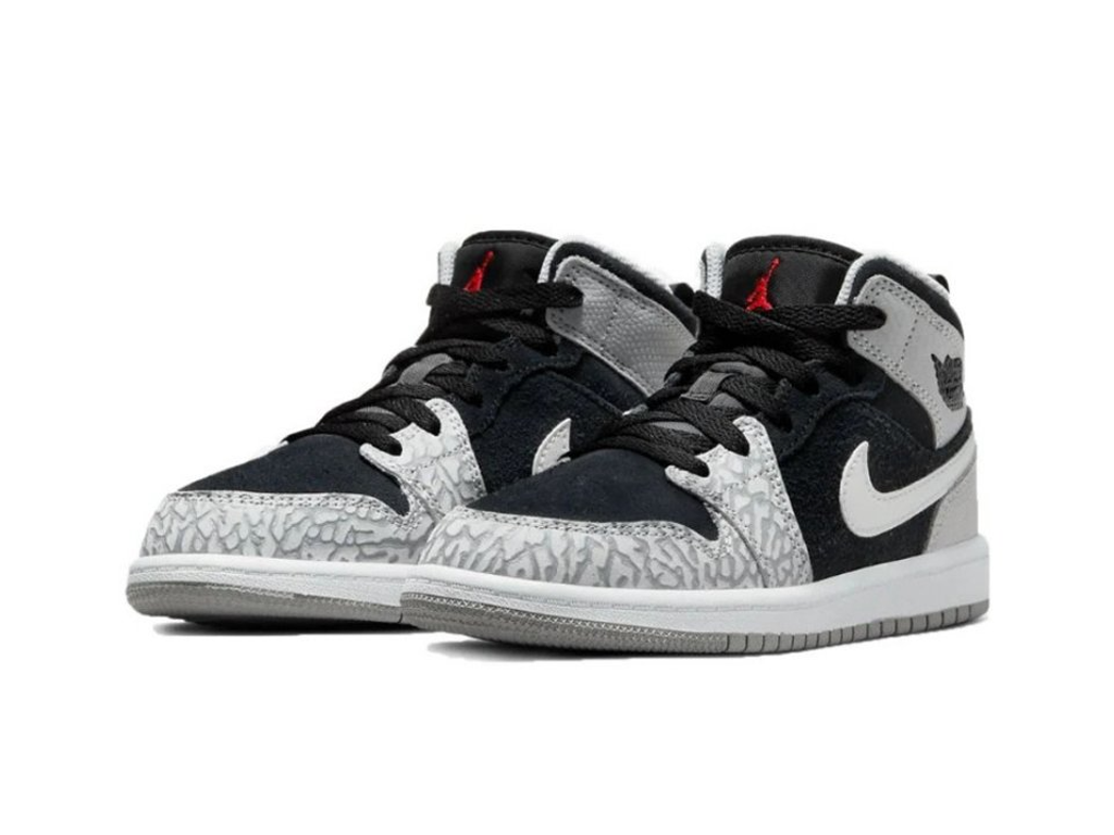 Nike Air Jordan 1 Mid SE PS Elephant Toe