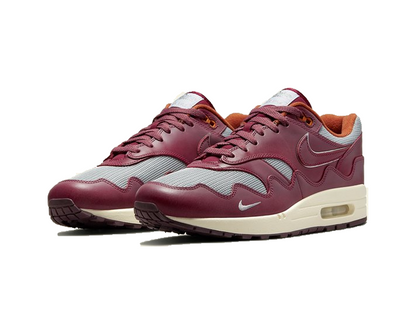 Nike Air Max 1 Patta Waves Rush Maroon (with Bracelet)