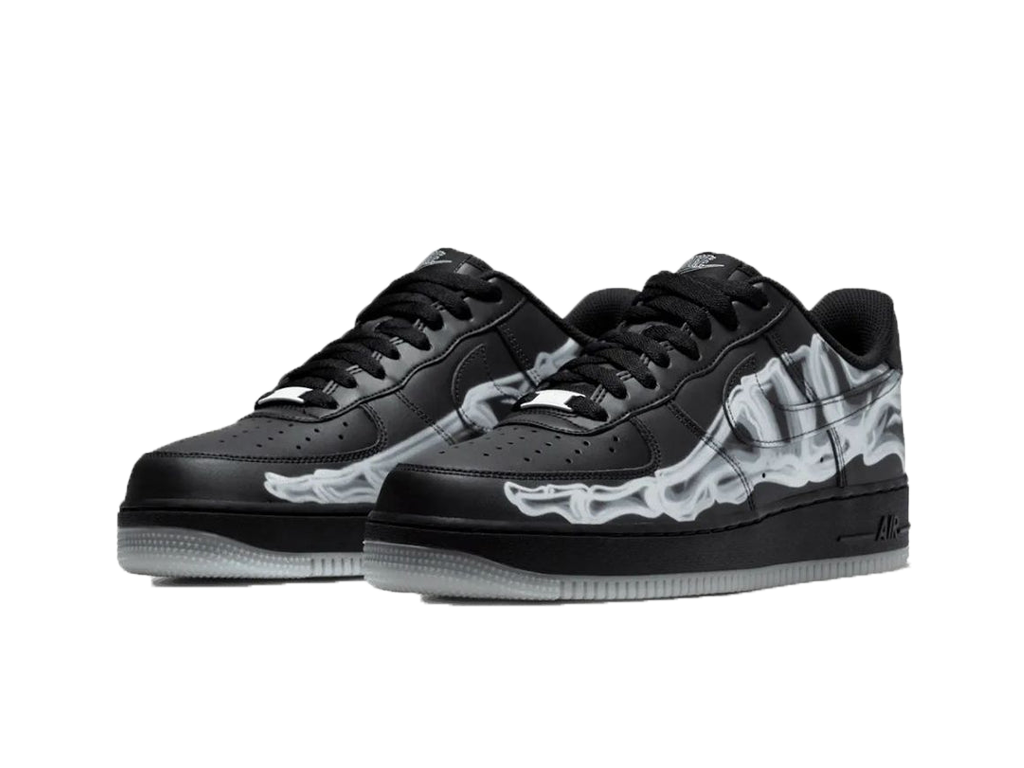 Nike Air Force 1 Low Black Skeleton Halloween (2019)