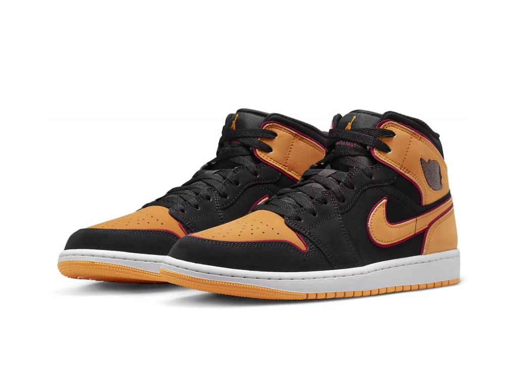 Nike Air Jordan 1 Mid SE GS Vivid Orange