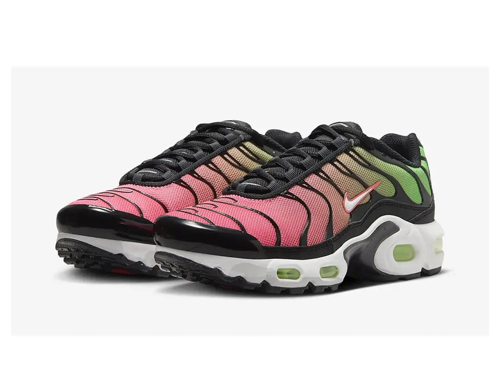 Nike Air Max Plus GS Green Strike Flash Crimson