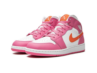 Jordan 1 Mid Pinksicle Safety Orange (GS)