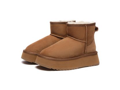 UGG klasične mini čizme s platformom boje kestena (ženske)