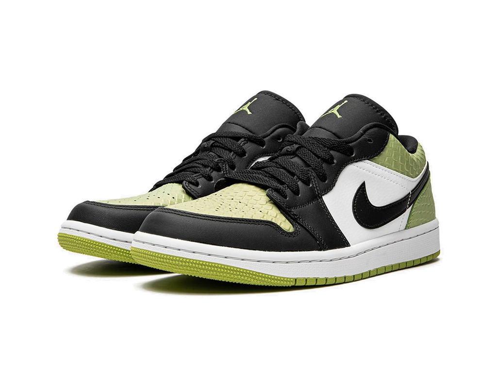 Nike Jordan 1 Low Snakeskin Vivid Green (Women's)