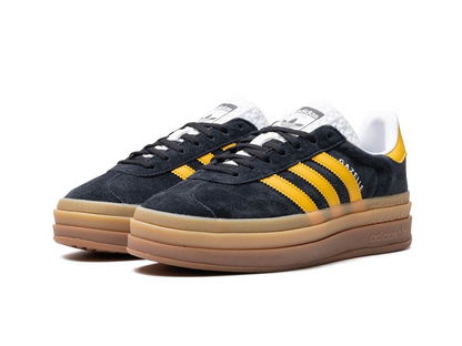 adidas Gazelle Bold Black Bold Gold (Women's)