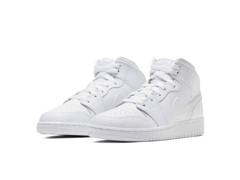 Nike Jordan 1 Mid Triple White 2.0 (2020)